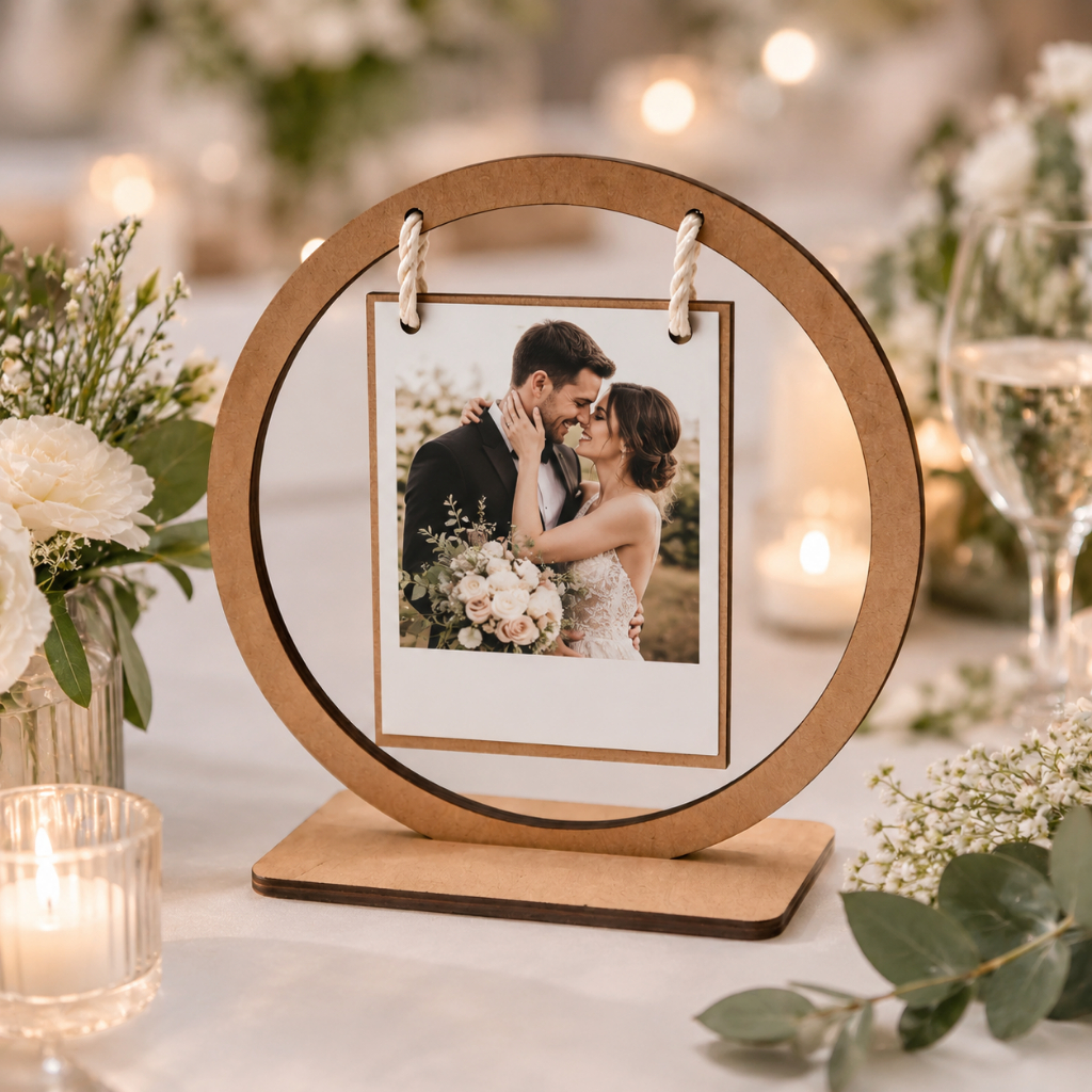 Kit Centro de Mesa Casamento Decoração MDF Festa Lembrancinha
