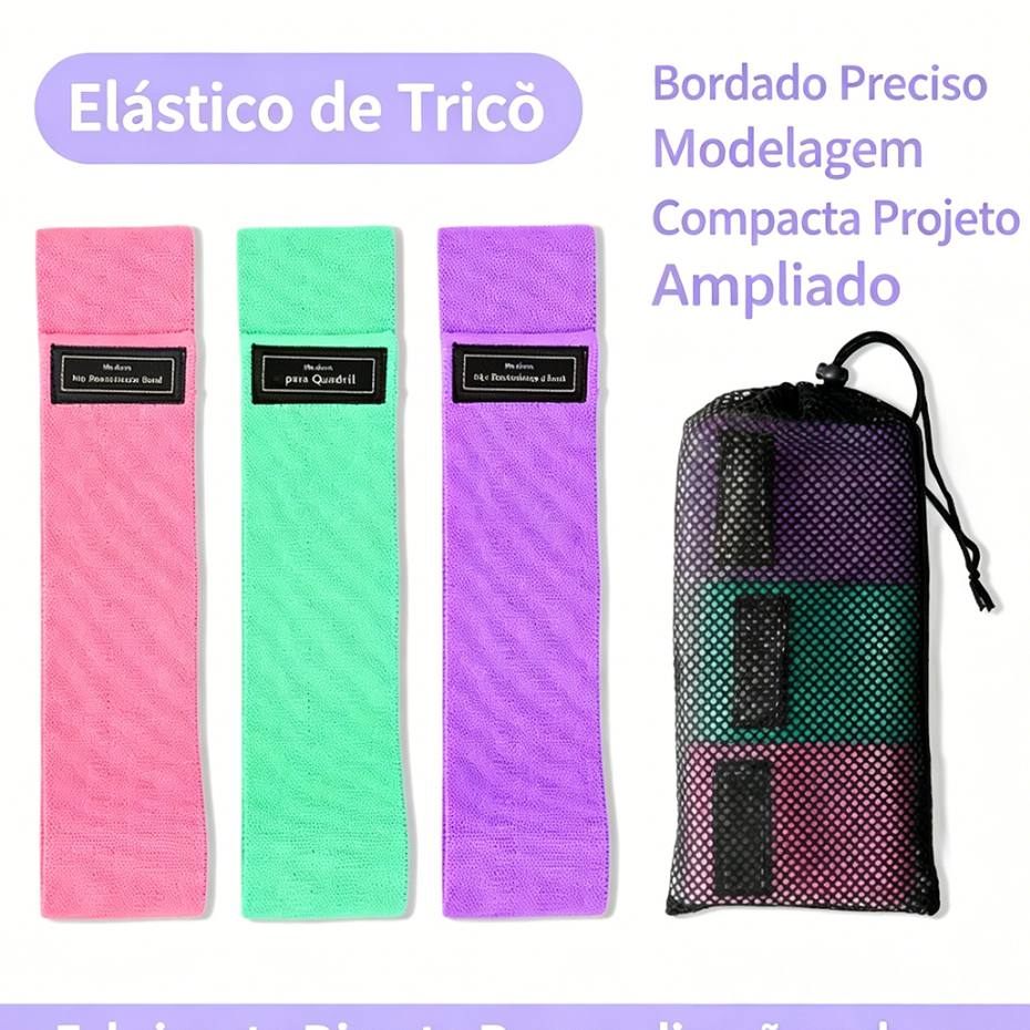 Faixas Elásticas de Yoga – 3 Peças: Resistência Superior, Flexibilidade Aumentada, Fortalecimento Articular-R3