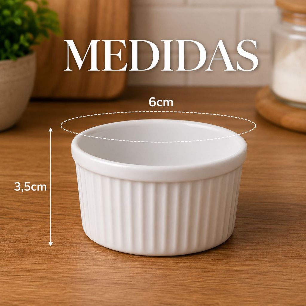 Kit 100 Ramequins 50ml Plástico Branco Molho Petisco Sobremesa Reutilizável — imagem 2 de 2
