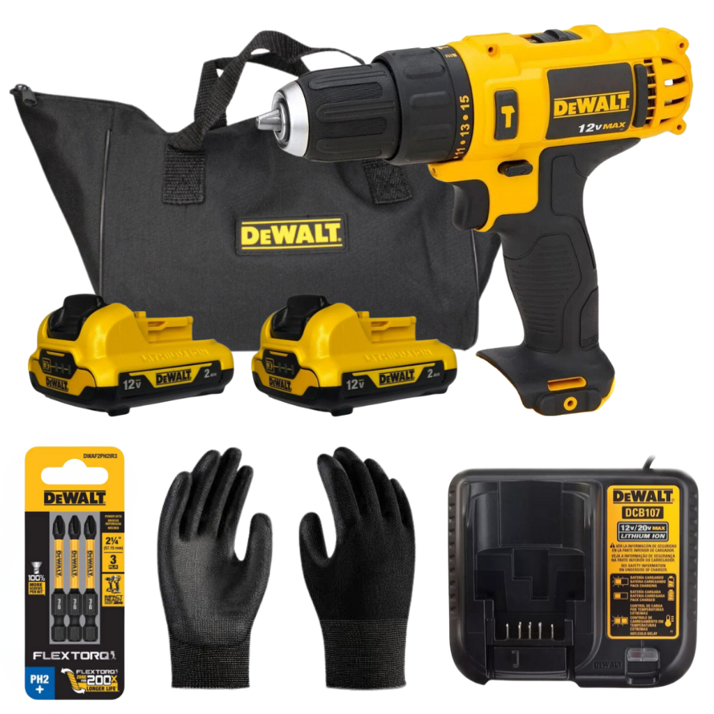 Parafusadeira De Impacto 12v DCD716D2 3/8'' (10 mm) - Dewalt