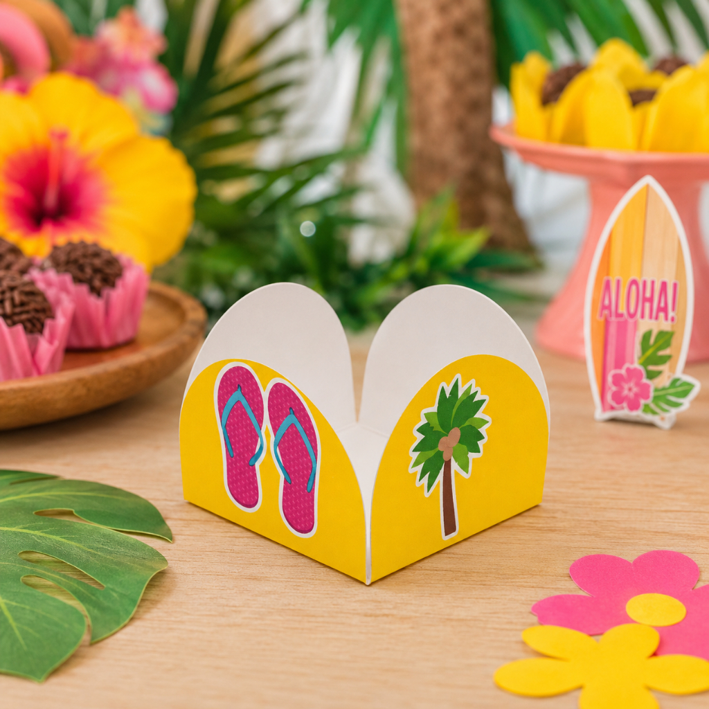 Kit Forminhas 4 Pétalas Brigadeiros Docinhos de Festa Tema Tardezinha Doces Festa Infantil 50 Unidades Envio Rápido