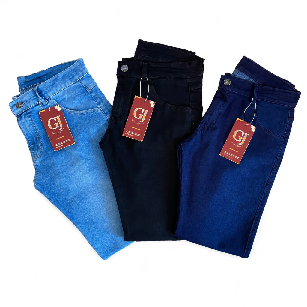 Calça Jeans Masculina Slim Elastano Atacado — imagem 1