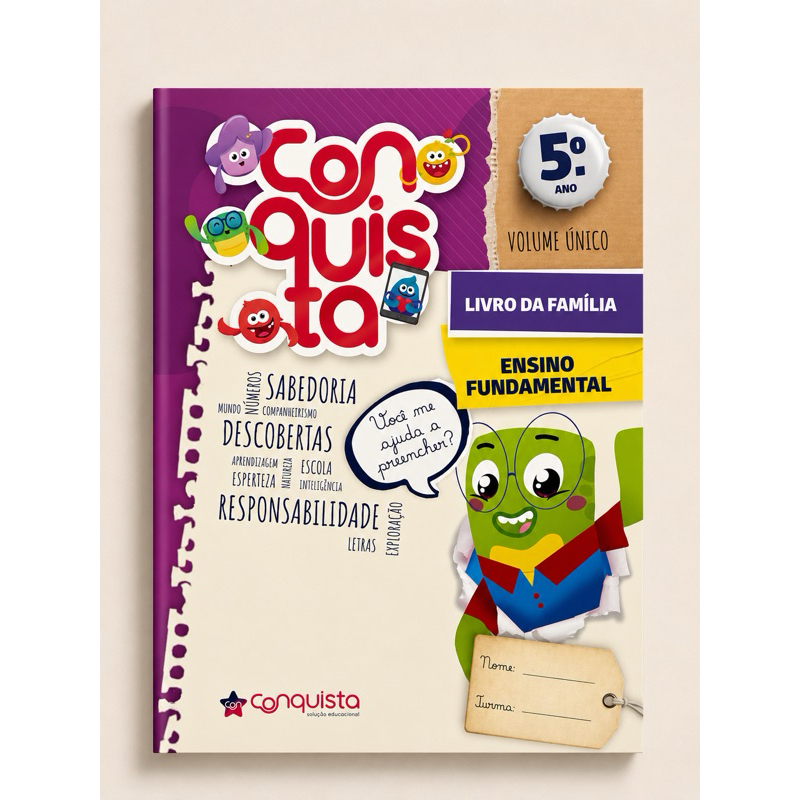 Livro Conquista 5º Ano Livro da Família | Ensino Fundamental | Volume único