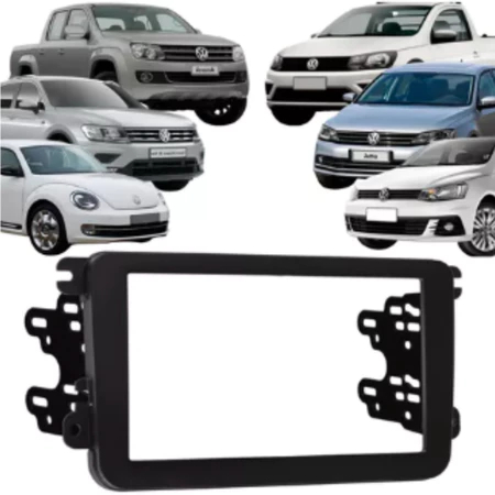 Moldura  Painel 2Din VW Jetta/Amarok/Fusca 2012...Tiguan 2007/10 Gol, Saveiro G7-G8 Passat , Variant