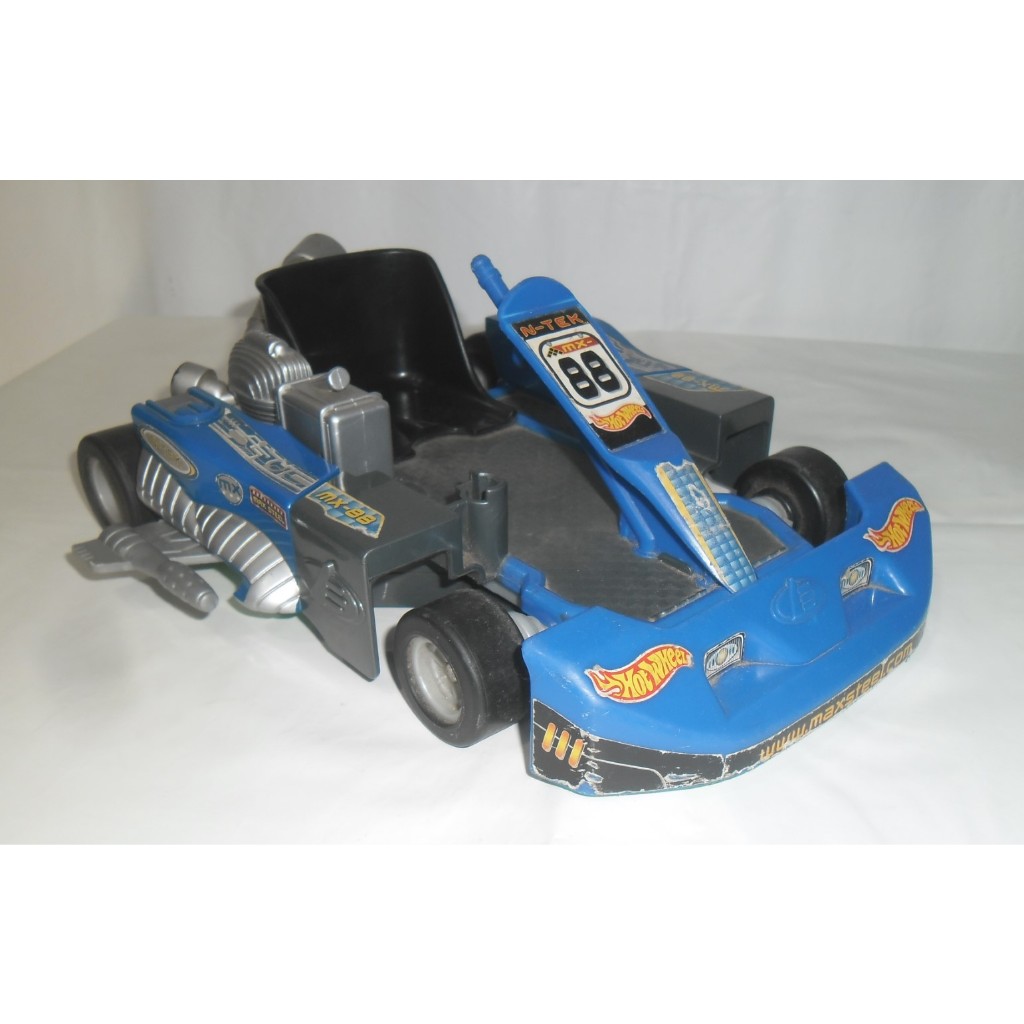 Mini Carrinho Kart Vira Nave Max Steel Hot Wheels Mattel 2001