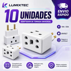 Tomada Adaptador Bob Porcelana Resistente Não Derrete Instalações Elétricas Alta Temperatura 10A 20A