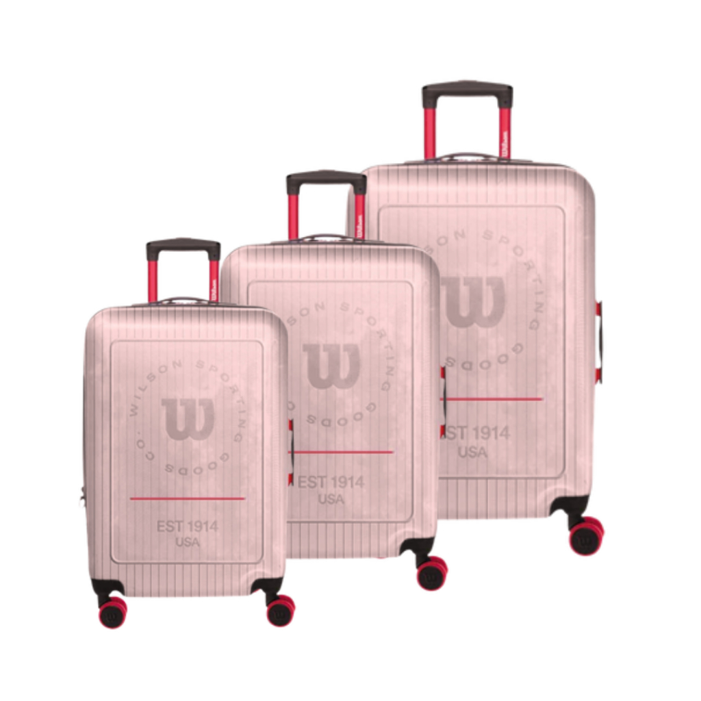 Kit 3 Malas Viagem Wilson 360 Segredo Embutido P 10kg M 23kg G 32kg ANAC