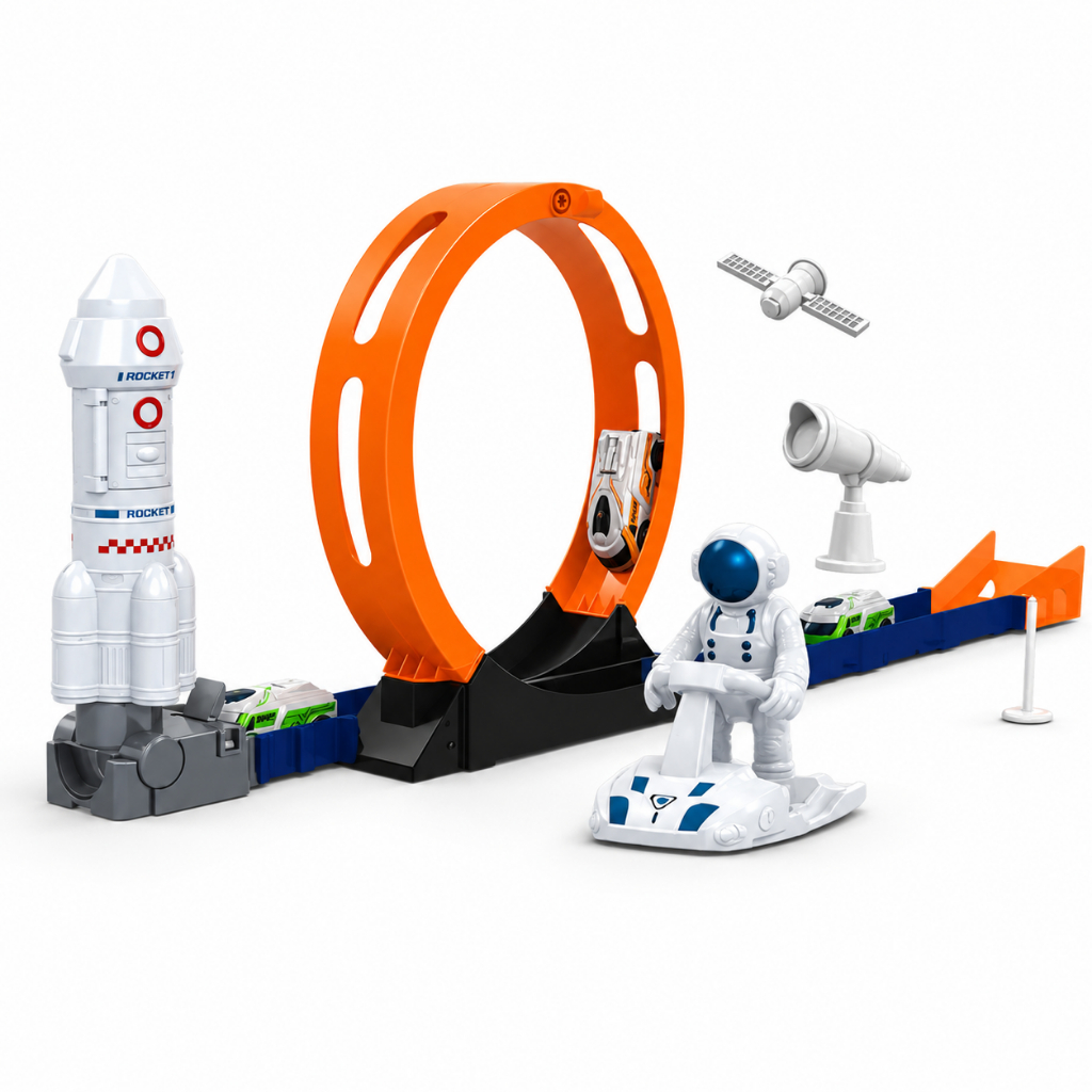 Pista Autorama Looping Espacial Foguete Astronauta Corrida Acessórios Original