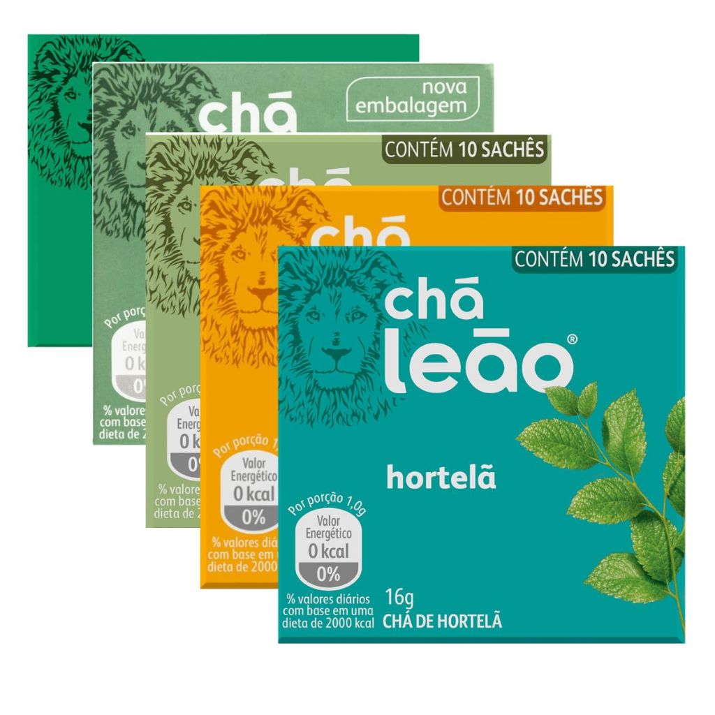 Chá Leão 10 Sachês de 1g - Sabores
