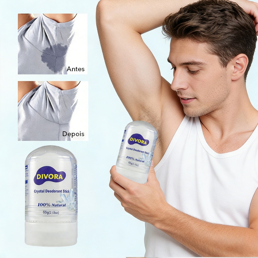 Desodorante de Cristal Natural DIVORA 60g