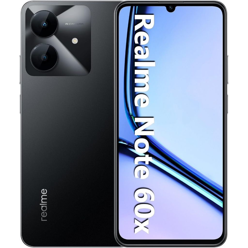 realme Note 60X 3+64GB Smartphone Celular Versão Global Bateria 5000mAh Câmera 8MP NFCTela 6,74 90Hz