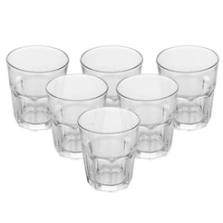 Jogo 6 Copos Baixos de Vidro Allure 310ml Wolff