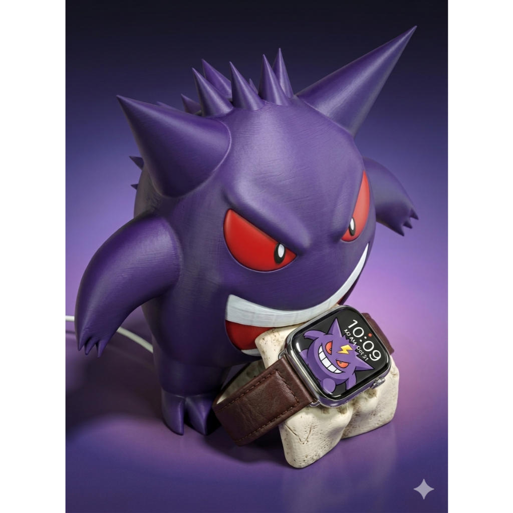 Gengar Suporte para Apple Watch e Samsung Ultra e G4  Geek Decorativa