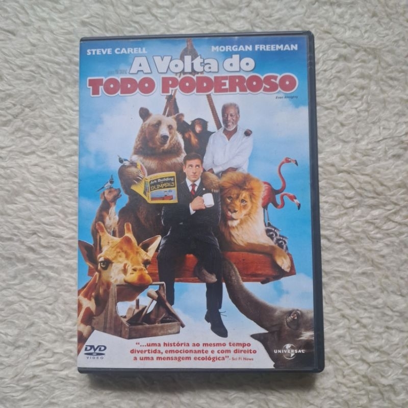Dvd A Volta do Todo Poderoso (2007, Steve Carell, Morgan Freeman)