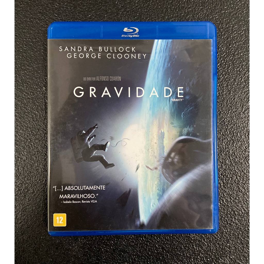 Blu Ray Gravidade - Afonso Cuarón, Sandra Bullock, George Clooney - Warner Bros Original