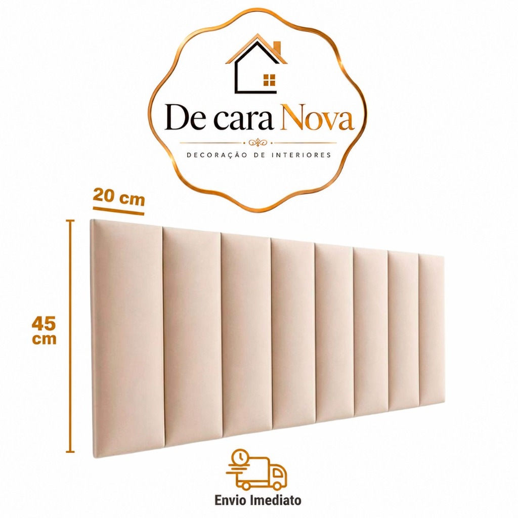 Cabeceira de cama casal  45cmx20cm - Adesiva - cama box - solteiro - queen - king !!ENVIO IMEDITO !!
