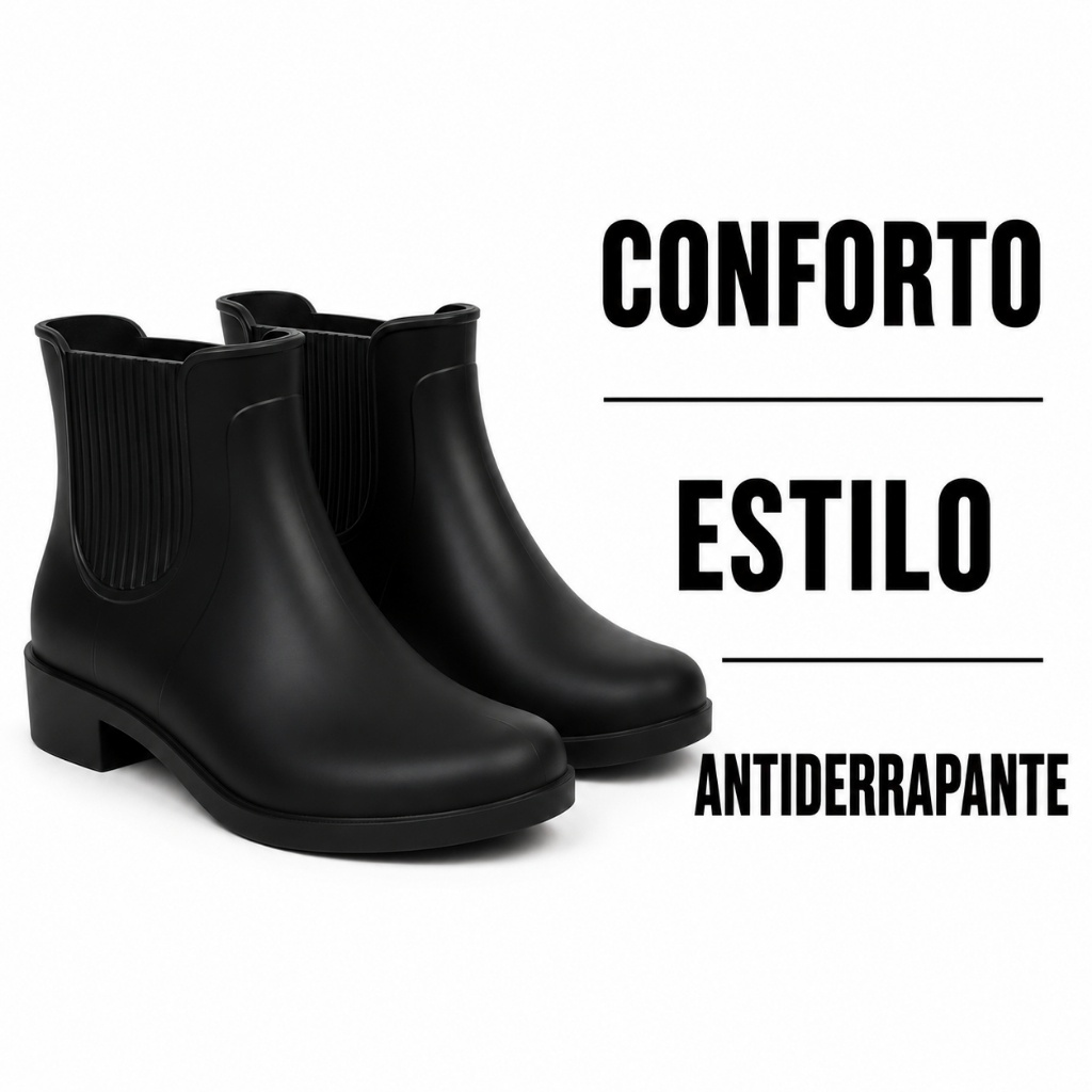 GALOCHA EMBORRACHADA TRABALHO CONFORTO ANTIDERRAPANTE CHUVA