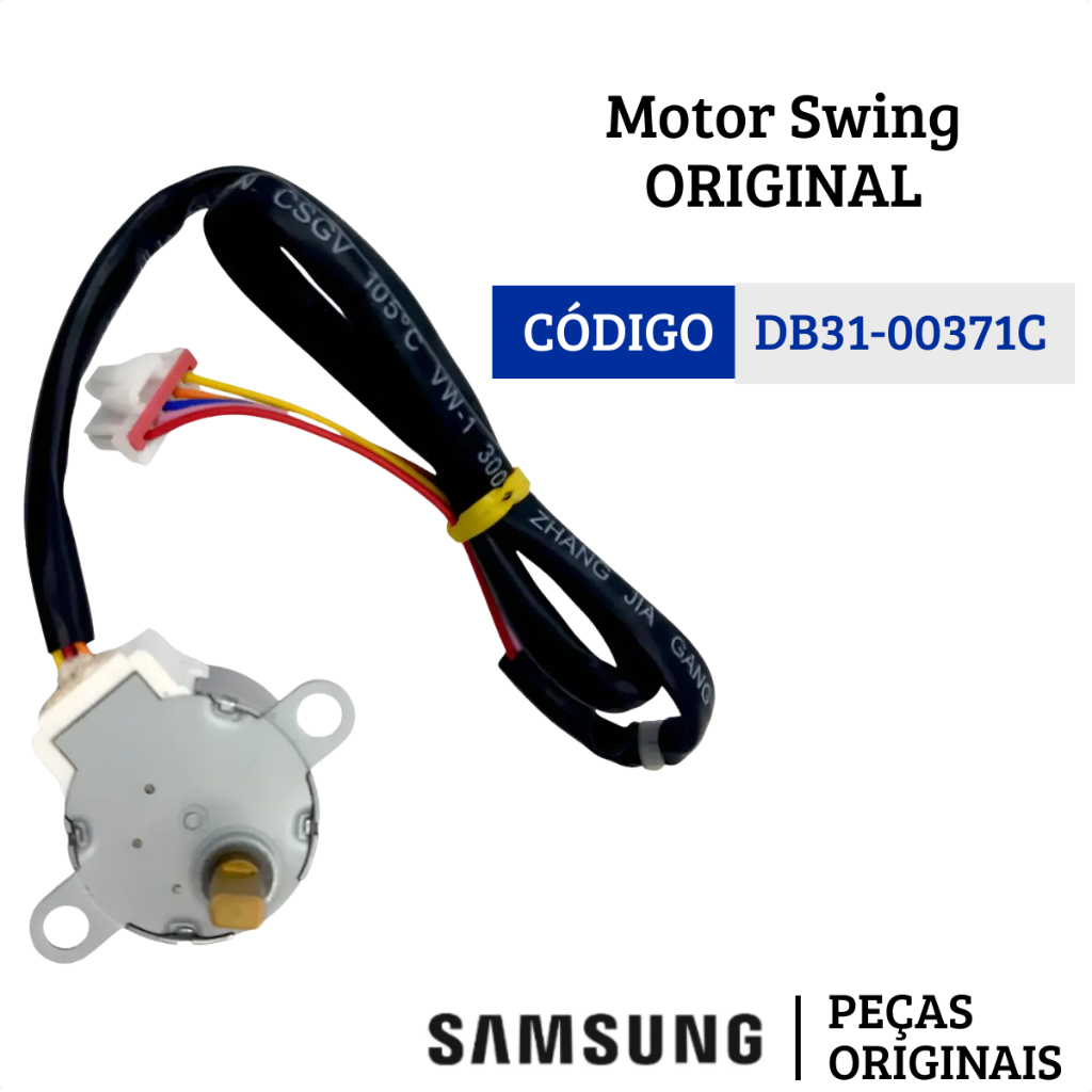 Motor Swing Aleta Original Ar Condicionado Samsung Inverter Original DB31-00371C  9000 12000 18000