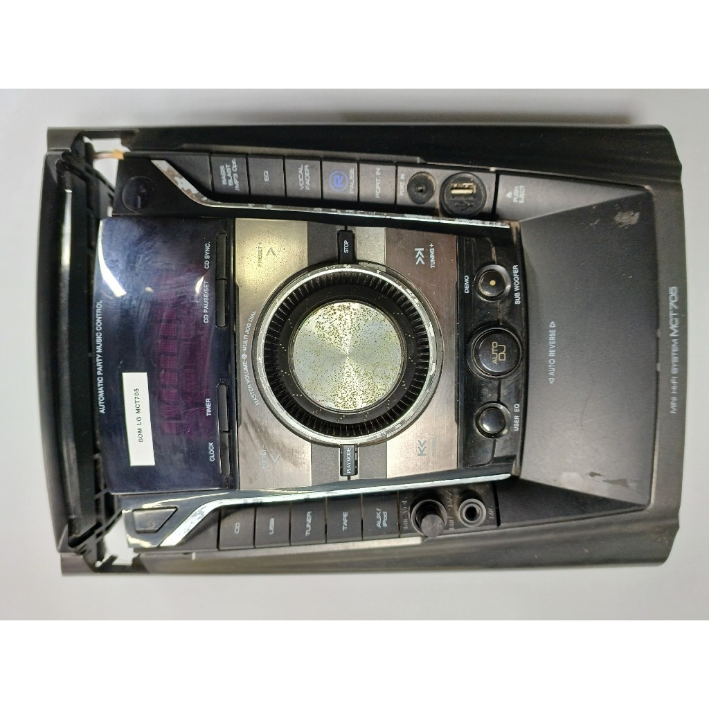 Carcaça Frontal Completa som lg mct705