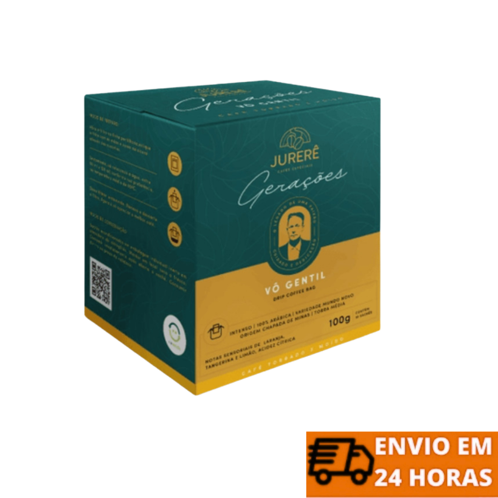 Café Jurerê Solúvel Em Sachê Com Aromas De Laranja, Tangerina e Limão 100gr