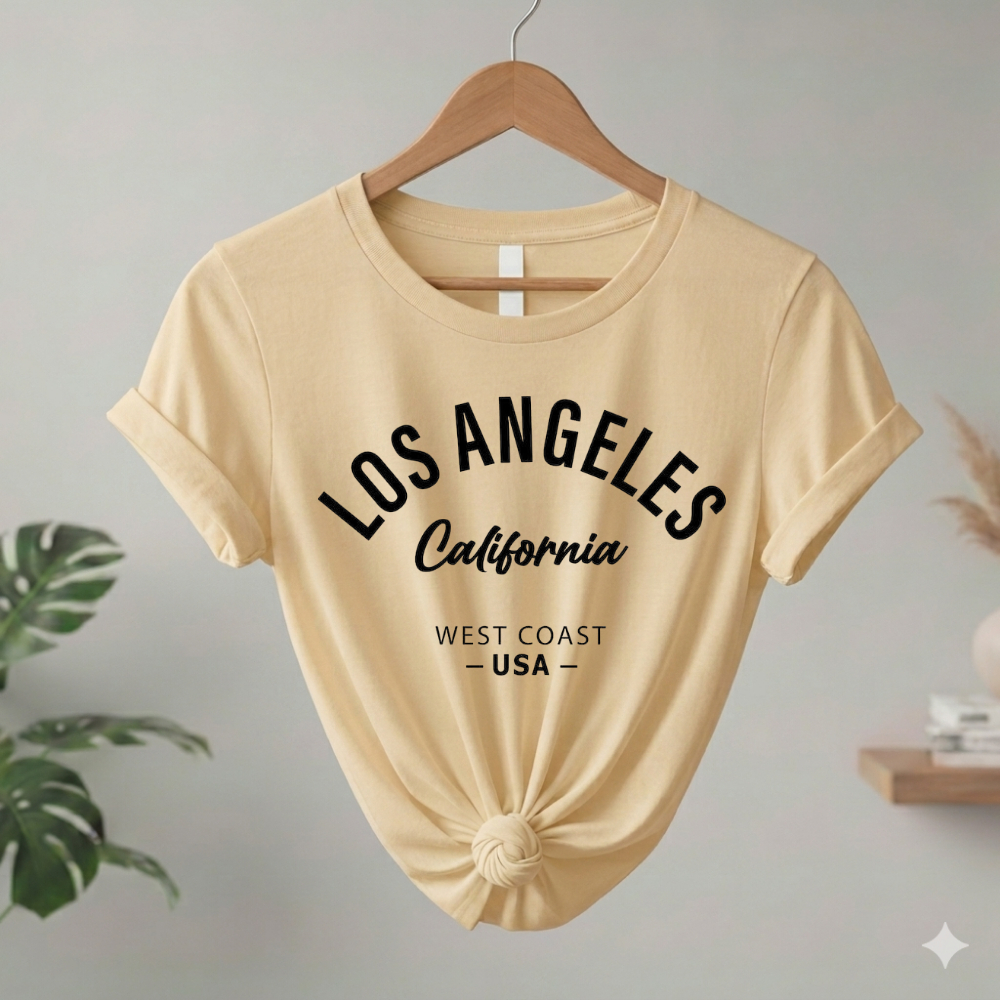 T-Shirt Camiseta Feminina 100% Algodão Bege Estampada Blusa Confortável DTF PP P M G GG Moda Tendência
