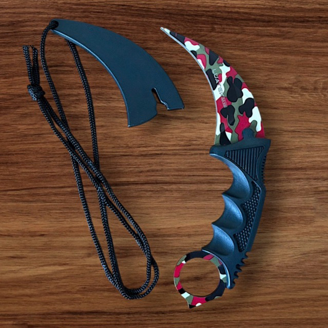 Faca Karambit Militar Red Fang