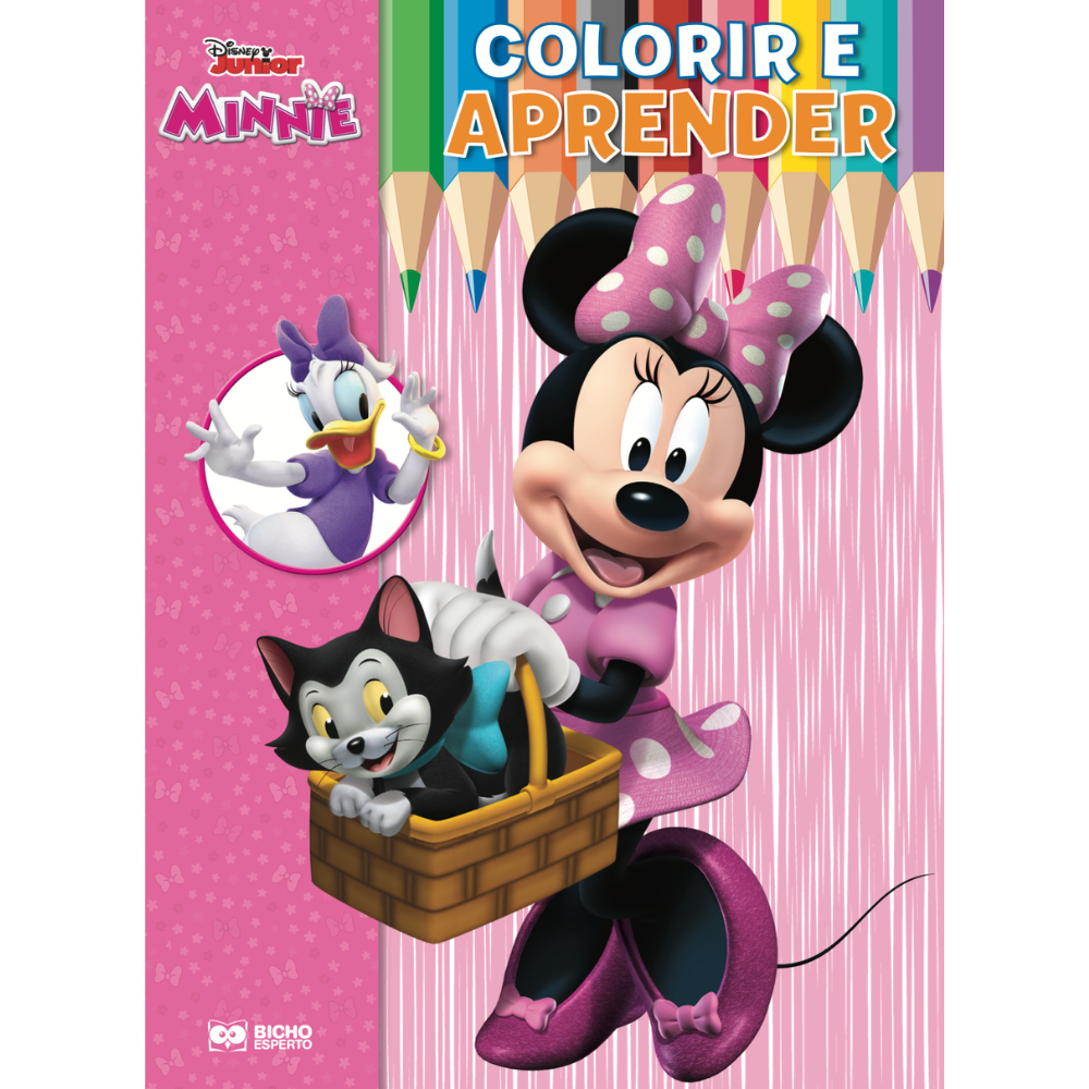 Livro Infantil Colorir e Aprender Disney Minnie