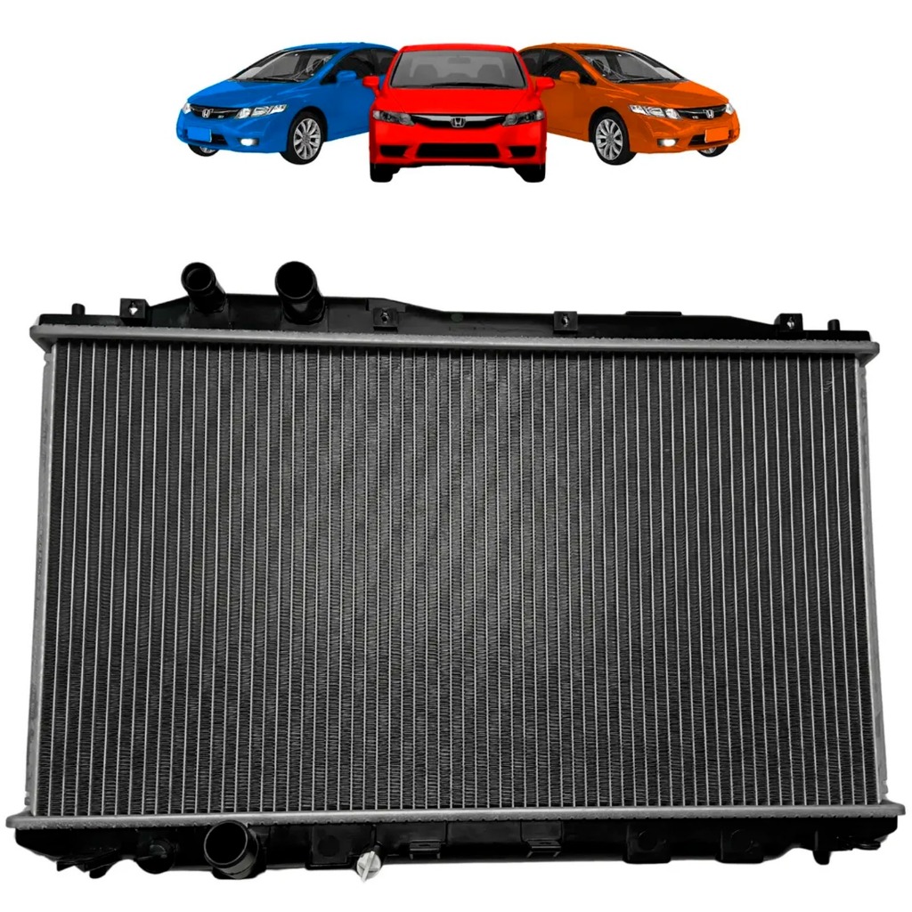 Radiador New Civic 2006 2007 2008 2009 2010 2011 Aut/mec