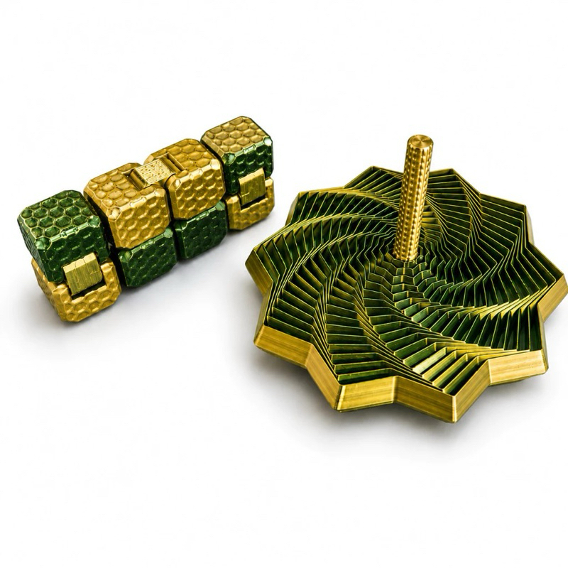 kit 2 Estrela Sensorial e Cubo infinito sensorial Antiestresse Brinquedo Sensorial Fidget Para Adultos TDH - Autismo