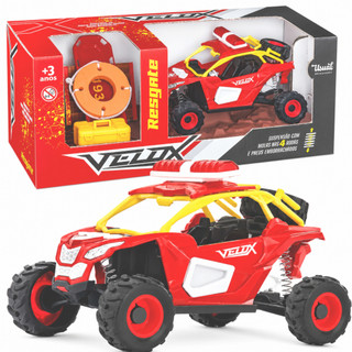 Carrinho Infantil Resgate Velox Com Molas e Pneus Emborrachados Com Acessorios