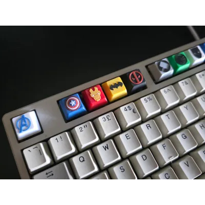 Keycaps Marvel Avengers para Teclado Mecânico