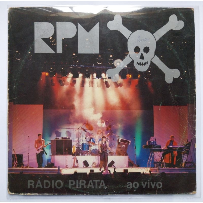LP Disco de Vinil RPM Rádio Pirata Ao Vivo C/ Encarte