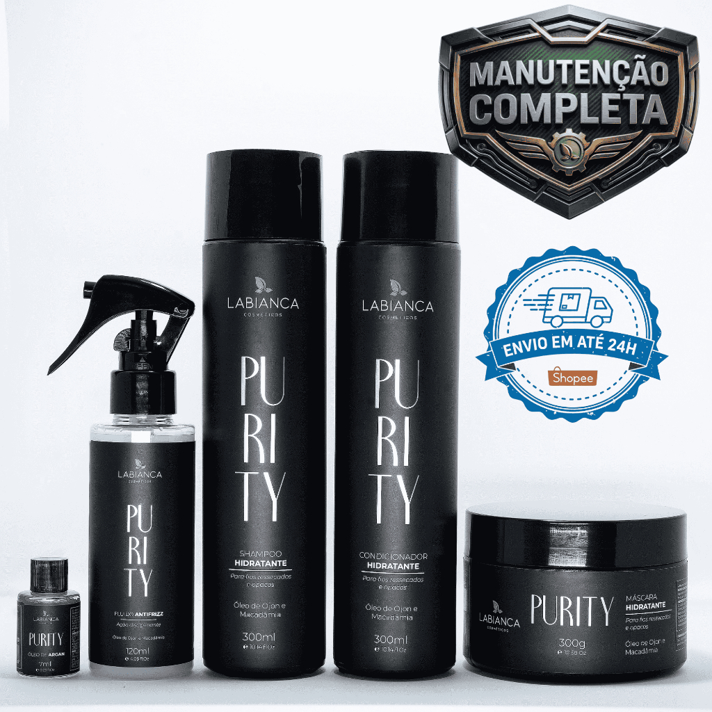 Kit Prótese Capilar Peruca - Shampoo, Condicionador, Máscara, Protetor Térmico e Óleo