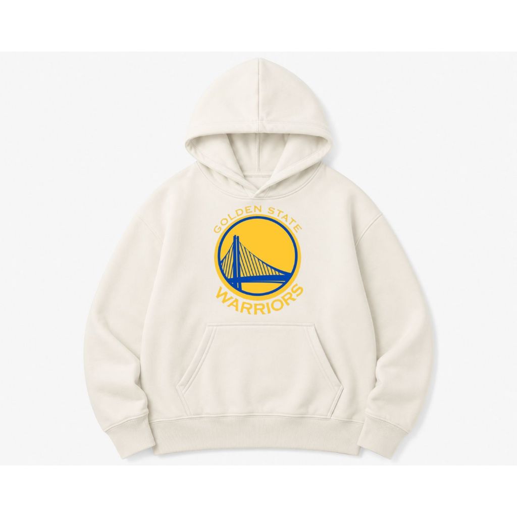 Moletom Canguru Golden State Warriors Flanelado Streetwear Premium 100% Algodão Unissex