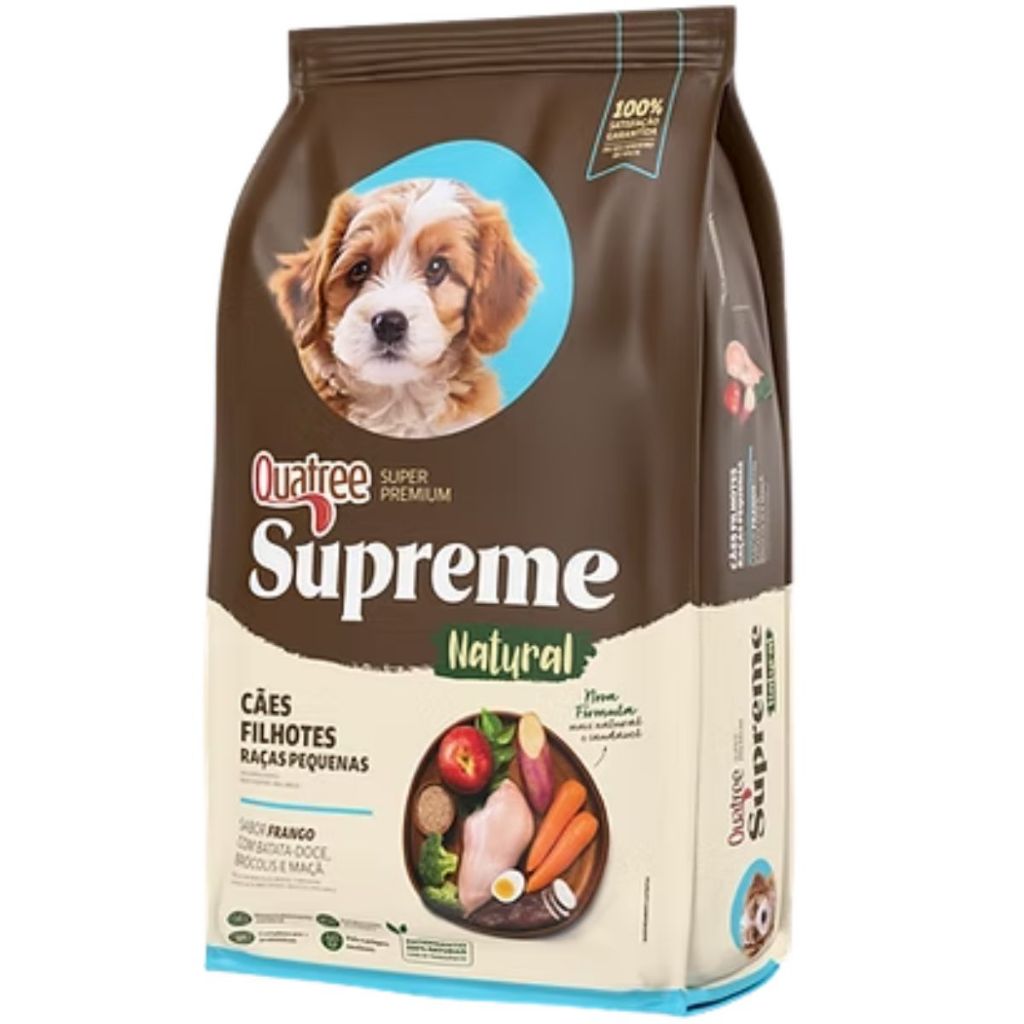 Ração Quatree Supreme Cão Filhote Raças Pequenas Frango 2,5kg