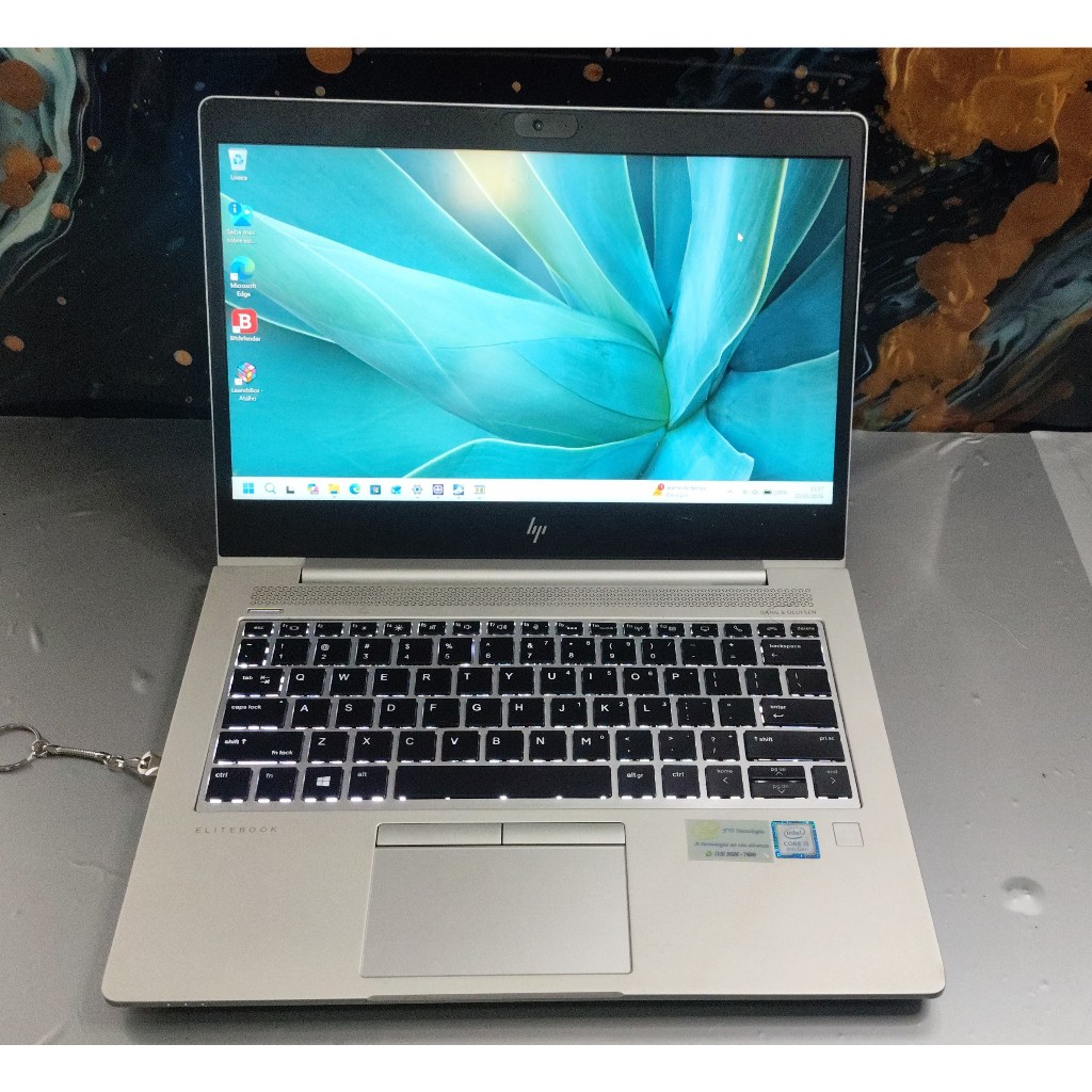 notebook hp elitebook 830 g6, core i5, 8gb ddr4, 512gb nvme samsung