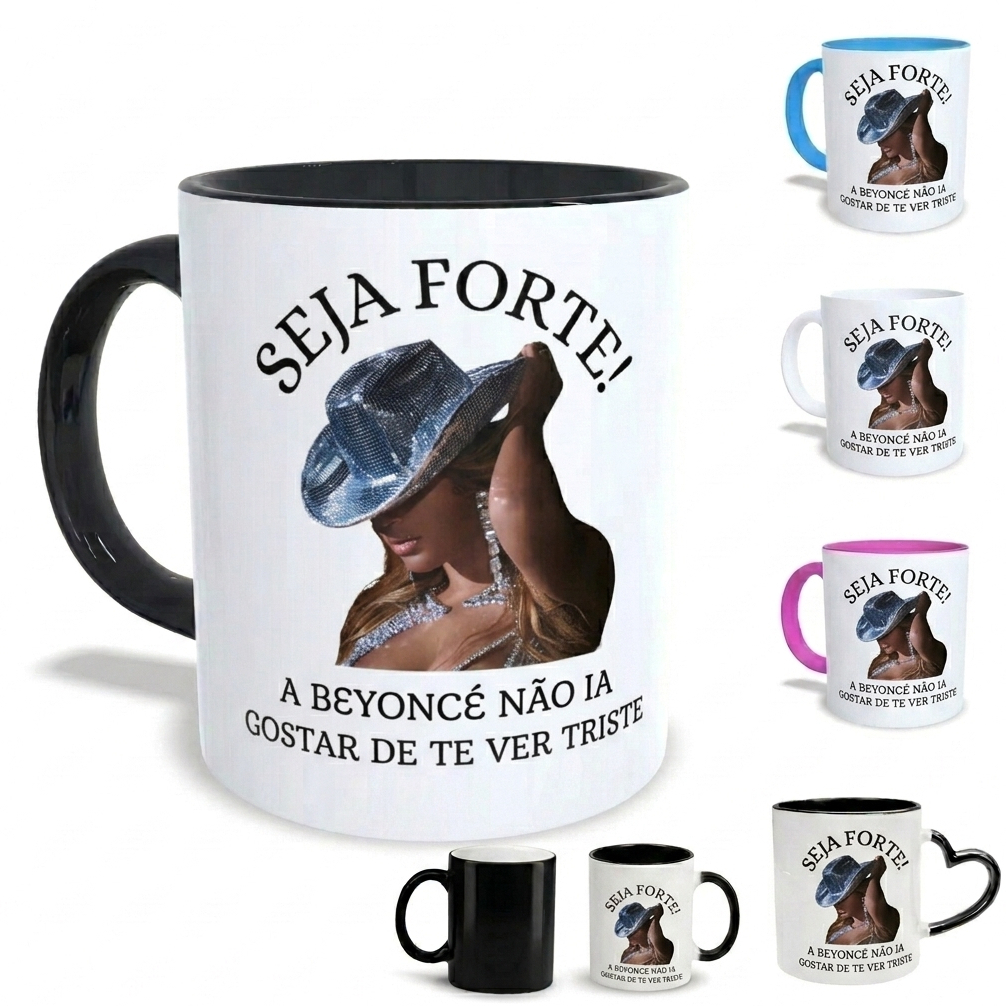 Caneca Beyoncé - RENAISSANCE Queen Be- mais vendidos promoção