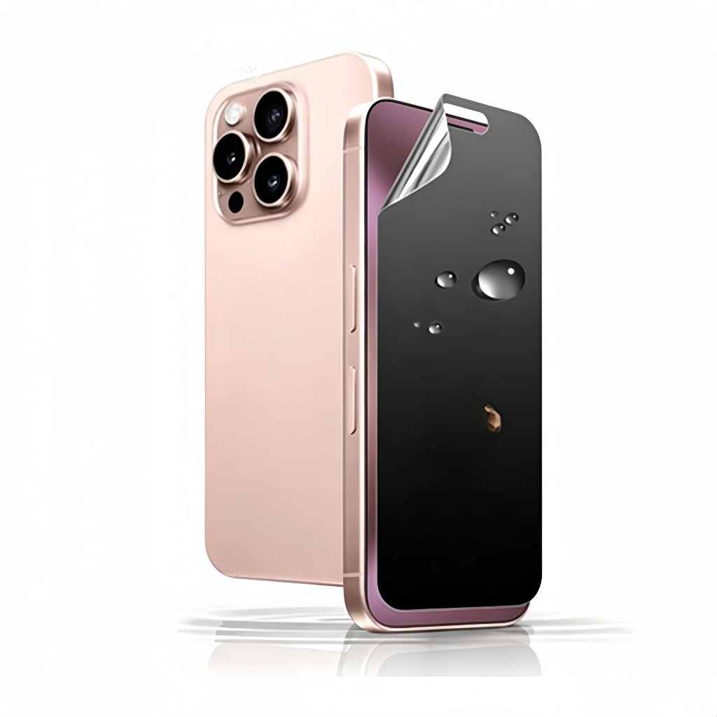 Película de Cerâmica  Hidrogel  Privacidade Fosca iPhone 11 12 13 14 15 16 17 Pro Max Anti Espionagem