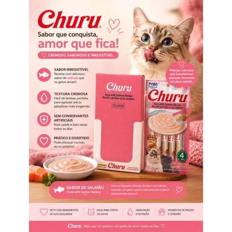 Churu atum com Salmão 56g