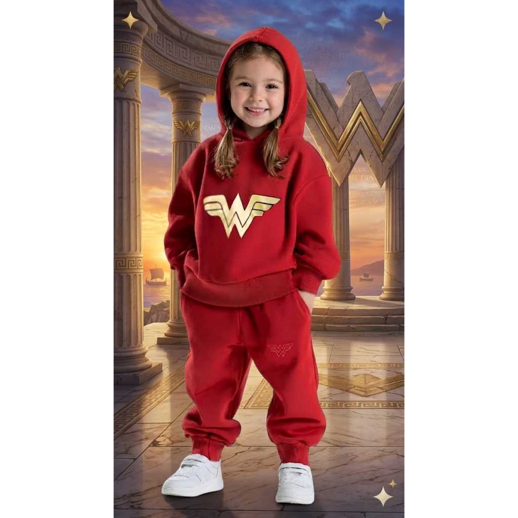 Conjunto Moletom Infantil  Maravilha  Capuz Flanelado