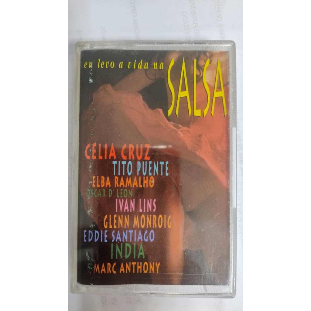 FITA CASSETE VÁRIOS - EU LEVO A VIDA NA SALSA (1995) FITA K7