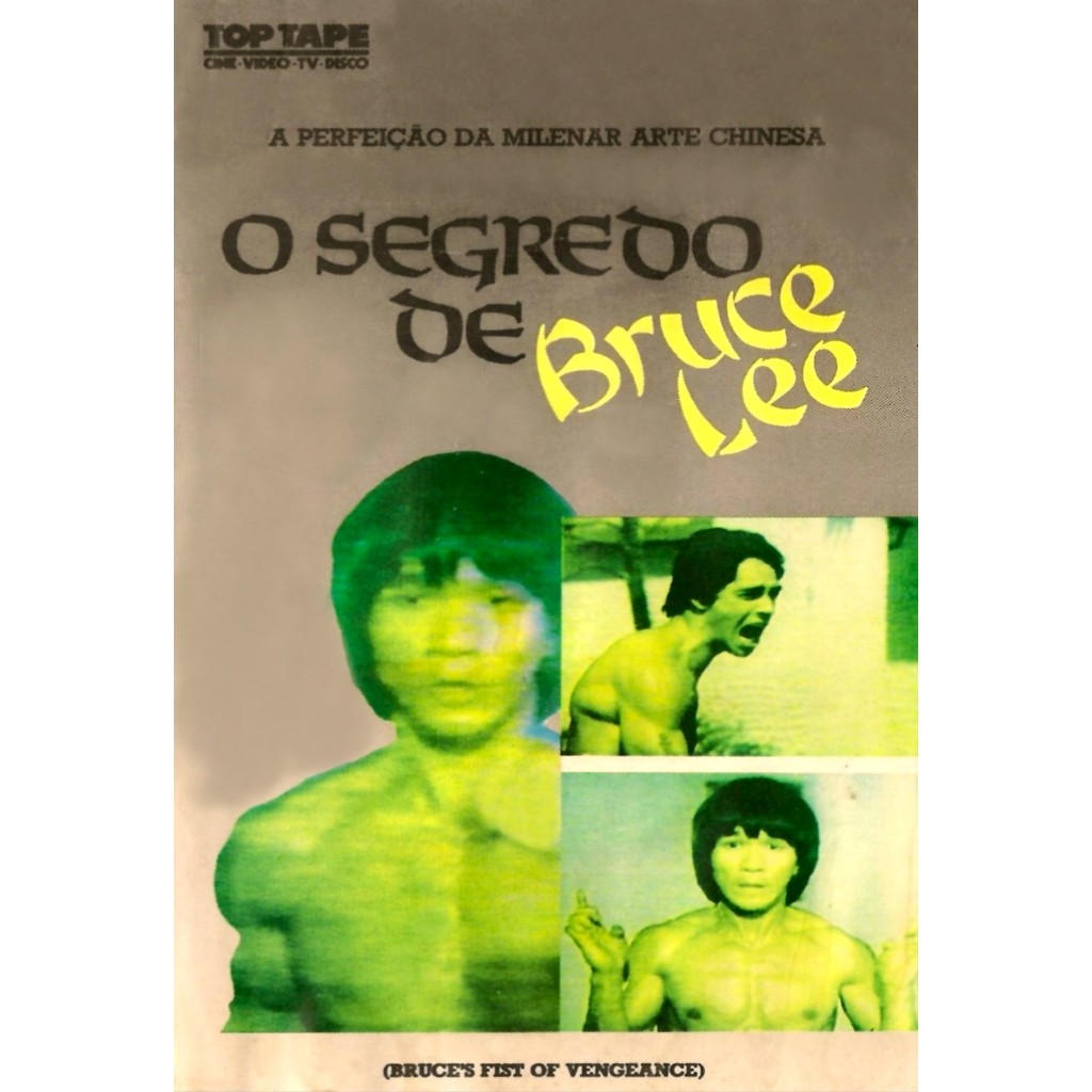 VHS/DVD - O Segredo de Bruce Lee (Bruce's Fist of Vengeance) Legendado/Com Bruce Le. Filme raro.