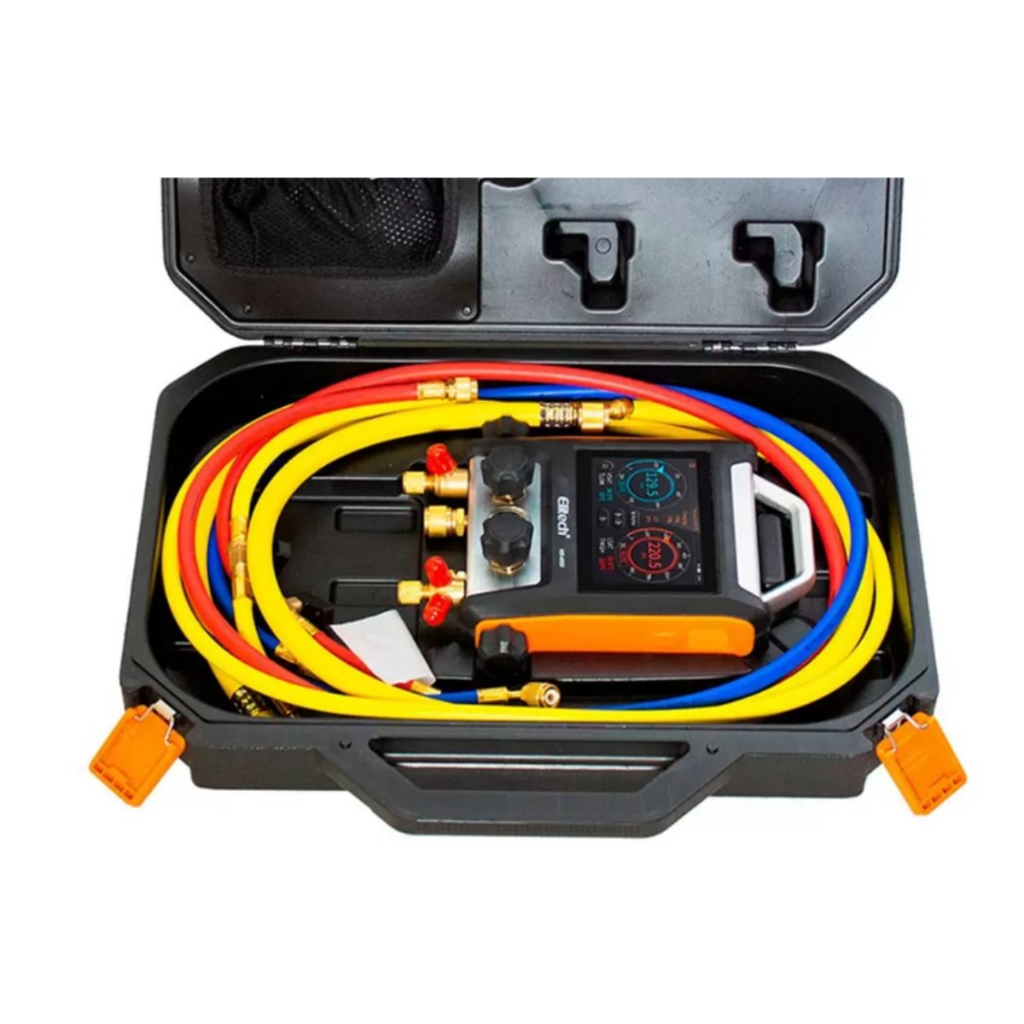 Manifold Digital Elitech MS-4000 com Vacuômetro e Bluetooth 4 Vias