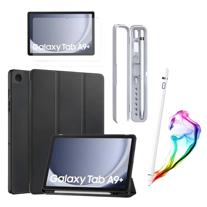 Kit Capa + Película + Caneta + Estojo P/ Tab Galaxy A9 11'