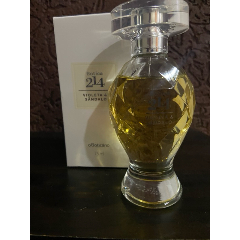 perfume Violeta e Sândalo Botica 214 usado descontinuado OBoticario