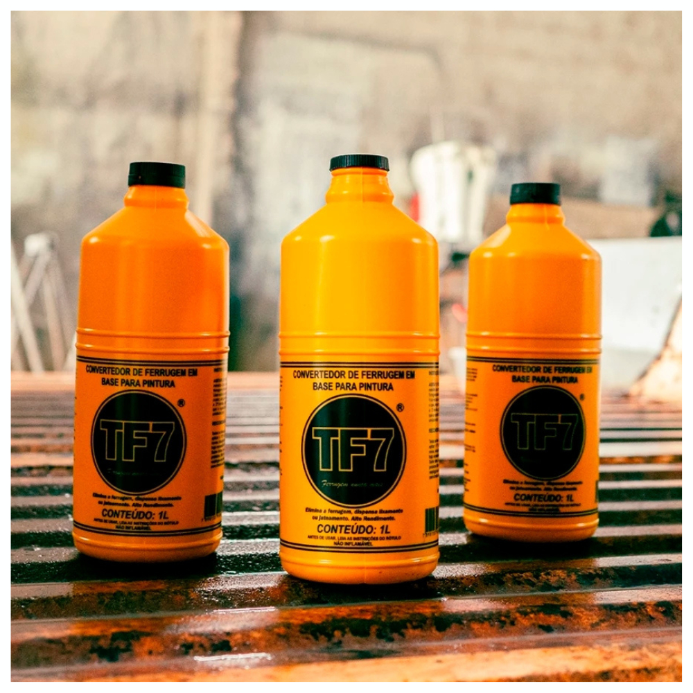 CONVERTEDOR DE FERRUGEM TF7 200ML Base Para Pintura