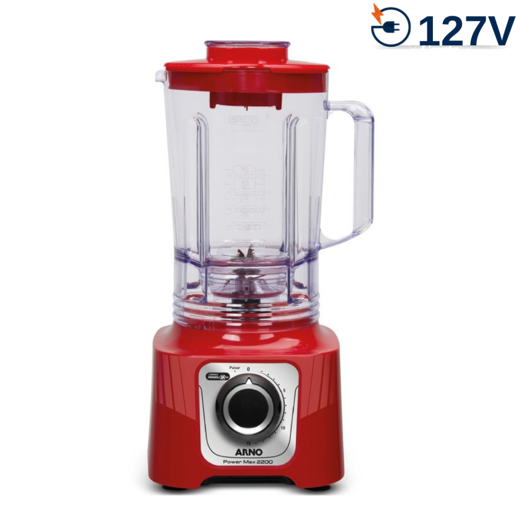 Imagem Liquidificador Arno Power Max LN63 127v  2200W Jarra 3,1L