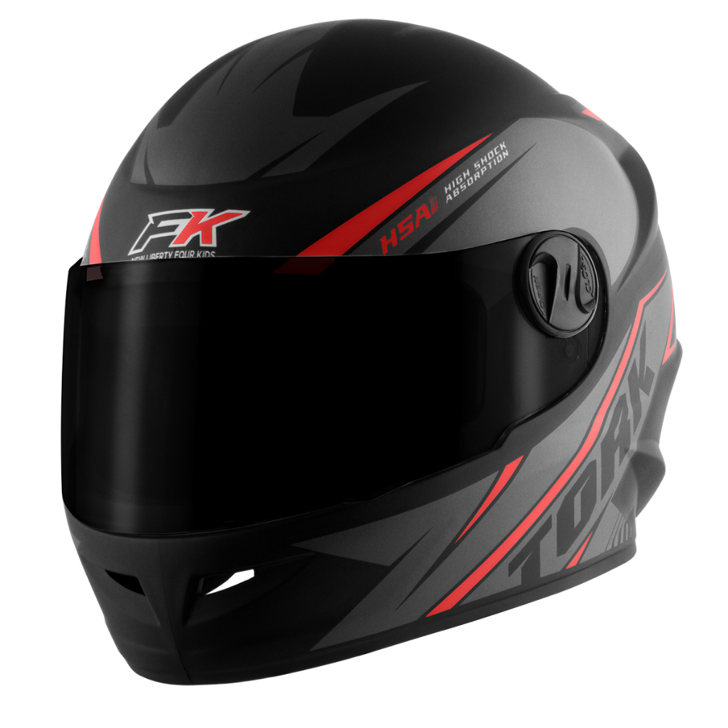Capacete Fechado Infantil Pro Tork Liberty Four Kids FK Viseira Fumê Lançamento Exclusivo