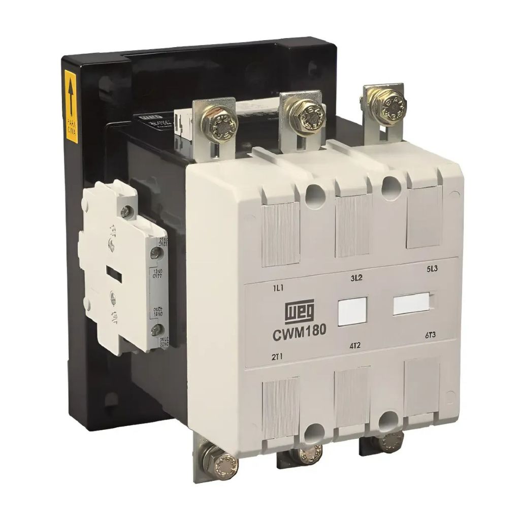 Contator Tripolar Weg Cwm180 180a 220v 2na+2f