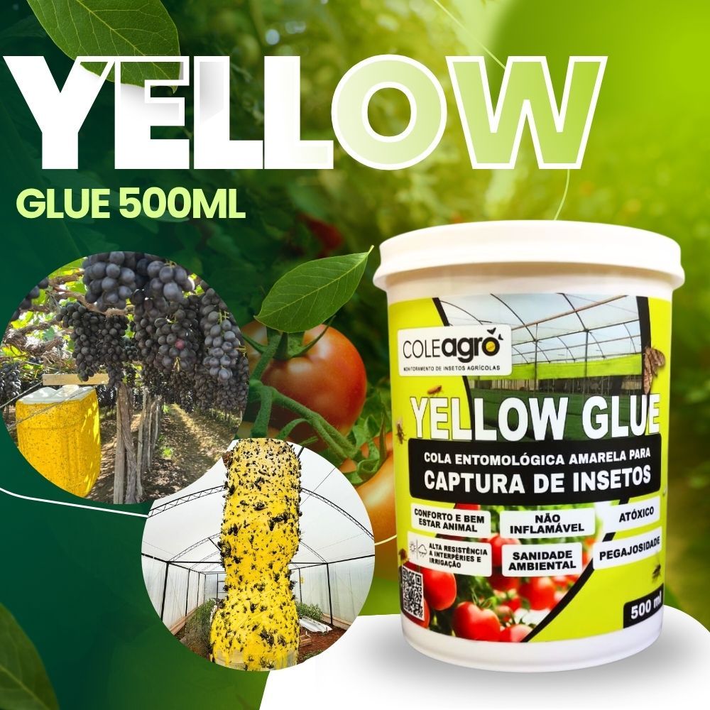 Cola Amarela Entomológica - Yellow Glue - 500 ML Agrícolas Jardinagem